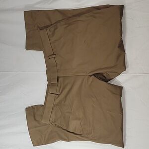 AXIST Premium Comfort Men's Brown Flat Front Dress Pants Size: 38 x 29